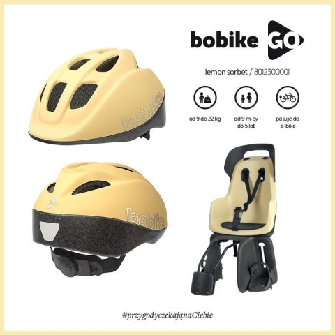 Fotelik row. Bobike GO 1P do ramy Marsmallow Mint