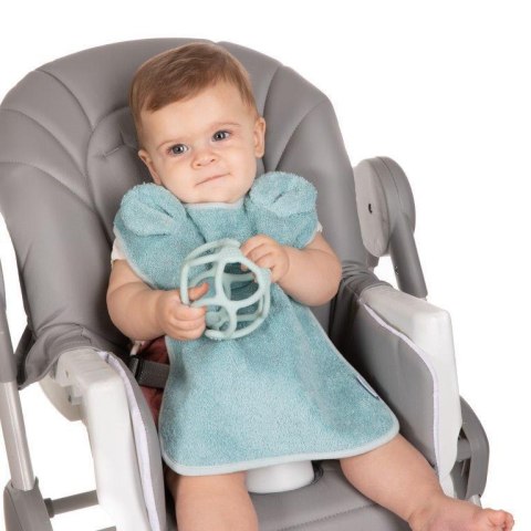 B-Śliniaczek Eco organic Bear blue mint
