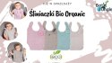 B-Śliniaczek Eco organic Bear blue mint
