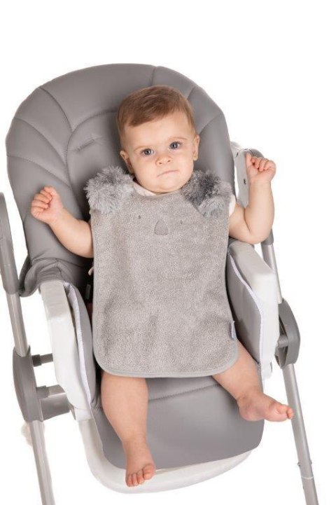 B-Śliniaczek Eco organic Koala grey