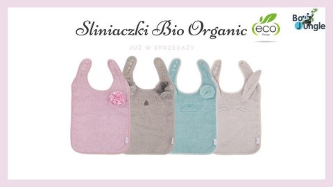 B-Śliniaczek Eco organic Koala grey