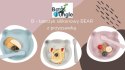 B-Talerzyk silikonowy Bear z przyssawką Grey