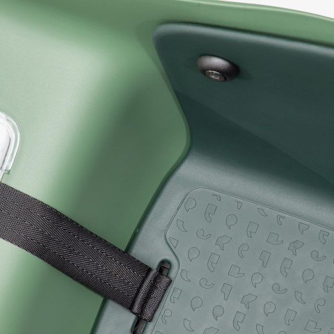 Koszyk rowerowy dla psa KVISP green S
