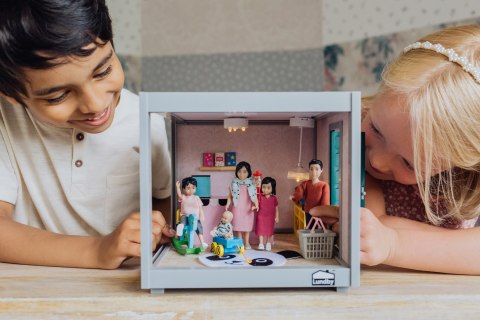 Akcesoria do domku dla lalek zestaw zabawek dla dzieci, wyposażenie, Lundby MICKI