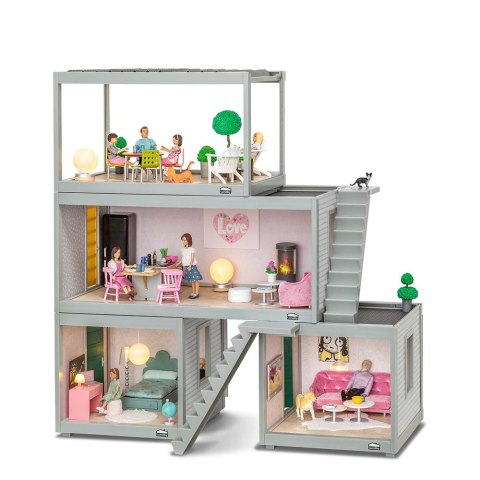 Domek dla lalek pokój 22 cm zabawka dla dzieci odgrywanie ról moduły Lundby MICKI