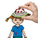 Drewniana lalka Pippi Langstrumpf zestaw przebieranie zabawka dla dzieci MICKI