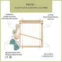 Drewniane krosno dla dzieci, ramka do tkania, kreatywna zabawka nauka Micki MICKI