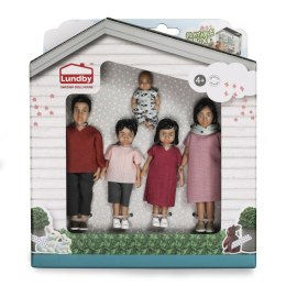 Lalki do domku dla lalek zestaw Nikki, zabawka dla dzieci, domek, Lundby MICKI