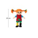 Miękka lalka Pippi Langstrumpf 20 cm, przytulanka, zabawka dla dzieci MICKI