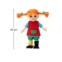 Miękka lalka Pippi Langstrumpf 30 cm, przytulanka, zabawka dla dzieci MICKI