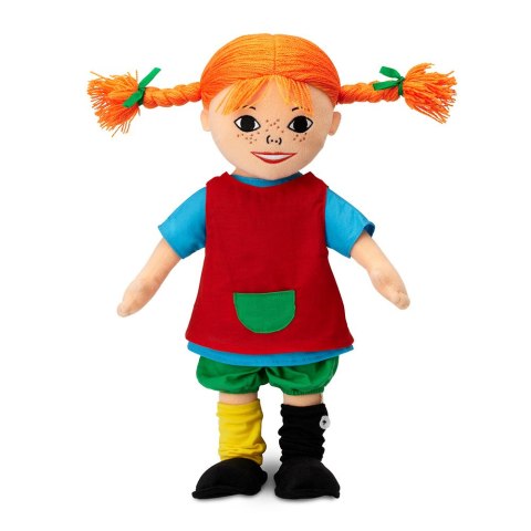Miękka lalka Pippi Langstrumpf 40 cm, przytulanka, zabawka dla dzieci MICKI