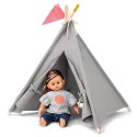 Namiot Tipi dla lalek, zabawa lalkami, w domu, na dworze, wystrój, Skrallan MICKI