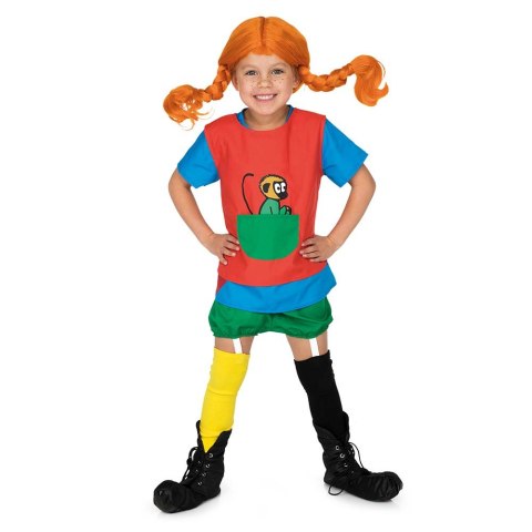 Peruka Pippi Langstrumpf kostium przebranie dla dzieci na bal przebierańców MICKI