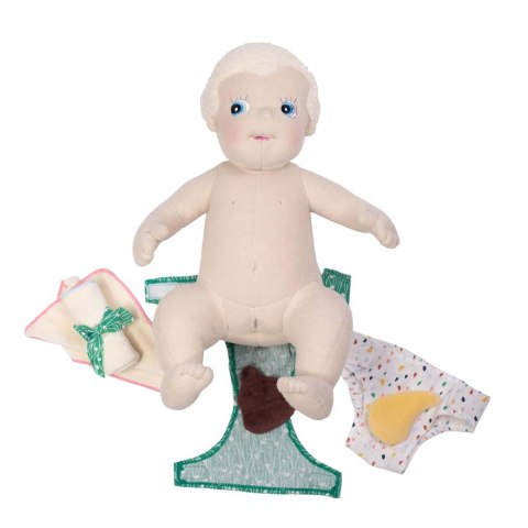 Ubranka dla lalek Baby zestaw Przewijanie nauka dla dzieci Rubens Barn MICKI