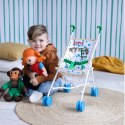 Wózek dla lalek konik Alfonso spacerówka zabawka dla dzieci lalki Pippi MICKI