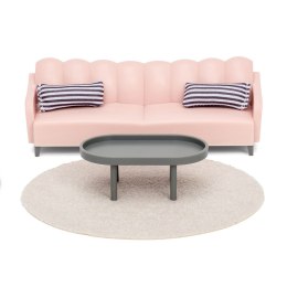 Zestaw mebli do salonu do domku dla lalek basic, zabawka dla dzieci, Lundby MICKI