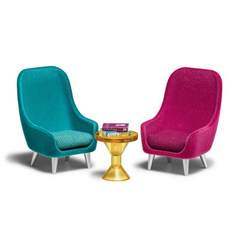 Zestaw mebli fotele do domku dla lalek, zabawka dla dzieci, domek, Lundby MICKI