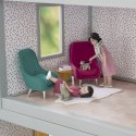 Zestaw mebli fotele do domku dla lalek, zabawka dla dzieci, domek, Lundby MICKI