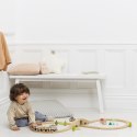 Drewniana kolejka zestaw 40 elementów, tory, pociąg, zabawka, Le Toy Van Le Toy Van