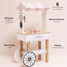 Drewniana lodziarnia dla dzieci, słodki stół, zabawka, lody, Le Toy Van Le Toy Van