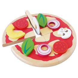 Drewniana pizza zabawka dla dzieci, odgrywanie ról, gotowanie, Le Toy Van Le Toy Van