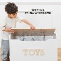Drewniana skrzynia na zabawki dla dzieci, przechowywanie zabawek Le Toy Van Le Toy Van