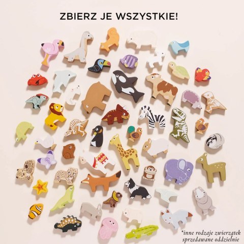 Drewniane figurki rybki, zabawka edukacyjna układanka dla dzieci Le Toy Van Le Toy Van
