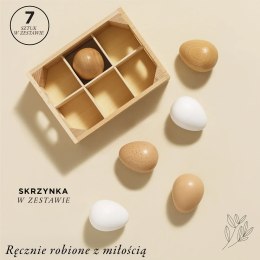 Drewniane jajka w skrzynce, zabawka dla dzieci, stragan sklep Le Toy Van Le Toy Van