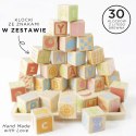 Drewniane klocki ABC zabawka edukacyjna dla dzieci, nauka liter, Le Toy Van Le Toy Van