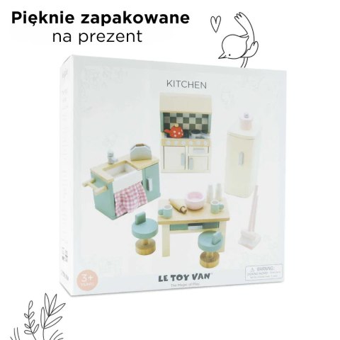 Drewniane mebelki do domku dla lalek kuchnia Daisylane, zestaw Le Toy Van Le Toy Van