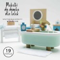 Drewniane mebelki do domku dla lalek łazienka Daisylane, zestaw Le Toy Van Le Toy Van