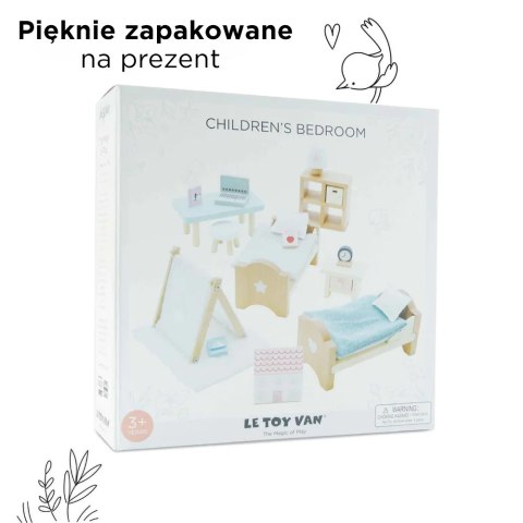 Drewniane mebelki do domku dla lalek pokój dziecięcy Daisylane, Le Toy Van Le Toy Van