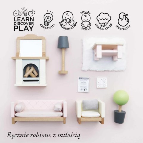 Drewniane mebelki do domku dla lalek salon Daisylane, zestaw Le Toy Van Le Toy Van