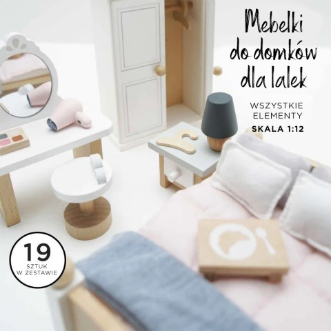 Drewniane mebelki do domku dla lalek sypialnia Daisylane, zestaw Le Toy Van Le Toy Van