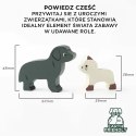 Drewniane mebelki do domku dla lalek zestaw zwierzątka, zabawka, Le Toy Van Le Toy Van