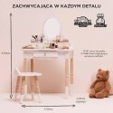 Drewniane meble dla dzieci toaletka lustro taboret zestaw mebli Le Toy Van Le Toy Van