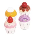 Drewniane muffinki zestaw, babeczki, zabawka gotowanie cukiernia Le Toy Van Le Toy Van
