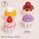 Drewniane muffinki zestaw, babeczki, zabawka gotowanie cukiernia Le Toy Van Le Toy Van