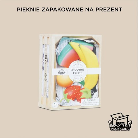 Drewniane owoce w skrzynce, zabawka dla dzieci, stragan, sklep Le Toy Van Le Toy Van