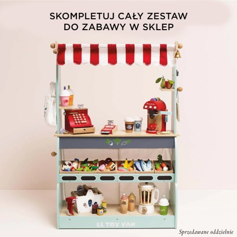 Drewniane owoce w skrzynce, zabawka dla dzieci, stragan, sklep Le Toy Van Le Toy Van