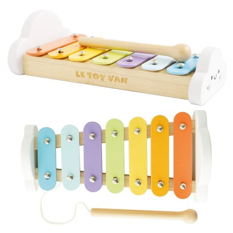 Drewniane pierwsze cymbałki, zabawka, instrument muzyczny dzieci Le Toy Van Le Toy Van