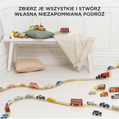 Drewniane samochody zestaw Londyn, zabawka, pojazdy dla dzieci, Le Toy Van Le Toy Van