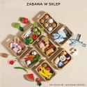 Drewniane warzywa w skrzynce, zabawka dla dzieci, stragan, sklep Le Toy Van Le Toy Van