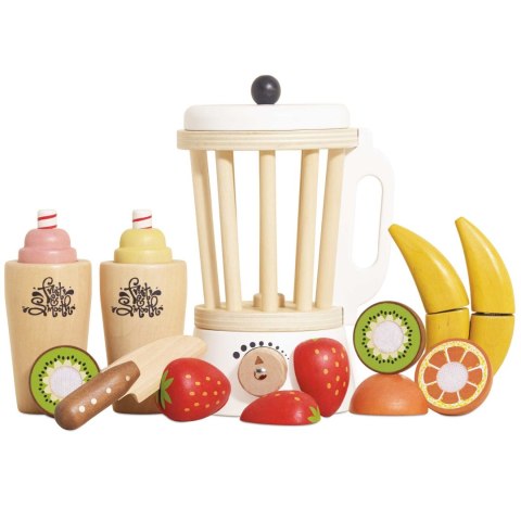 Drewniany blender + zestaw owoców Fruit & Smooth, zabawka dzieci Le Toy Van Le Toy Van