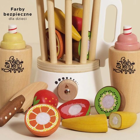 Drewniany blender + zestaw owoców Fruit & Smooth, zabawka dzieci Le Toy Van Le Toy Van