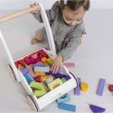 Drewniany chodzik Rainbow Cloud pchacz z klockami zabawka dzieci Le Toy Van Le Toy Van