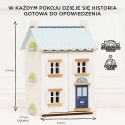 Drewniany domek dla lalek Bluebelle, zabawka dla dzieci, domki, Le Toy Van Le Toy Van