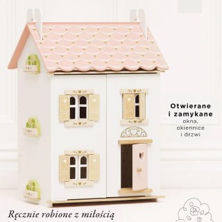 Drewniany domek dla lalek Rose Heart, zabawka dla dzieci, domki, Le Toy Van Le Toy Van