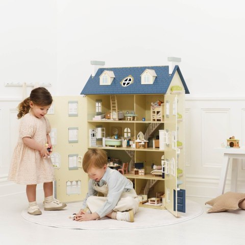 Drewniany domek duży dla lalek Palace zabawka, domek XXL Le Toy Van Le Toy Van
