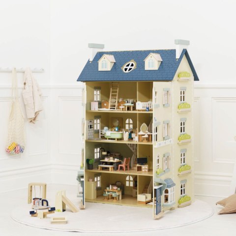 Drewniany domek duży dla lalek Palace zabawka, domek XXL Le Toy Van Le Toy Van